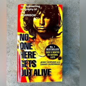📚2/$22 - No One Gets Out Of Here Alive - Jim Morrison - The Doors - Biography